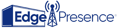 edge presence logo blue