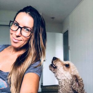 Stef and her pup