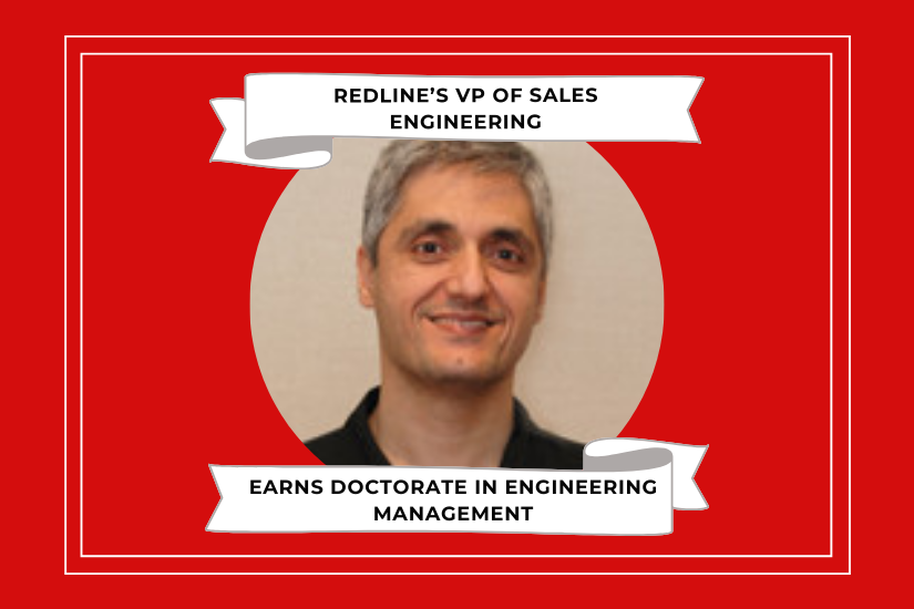 Redline’s VP of Sales Engineering Earns Doctorate in Engineering Management