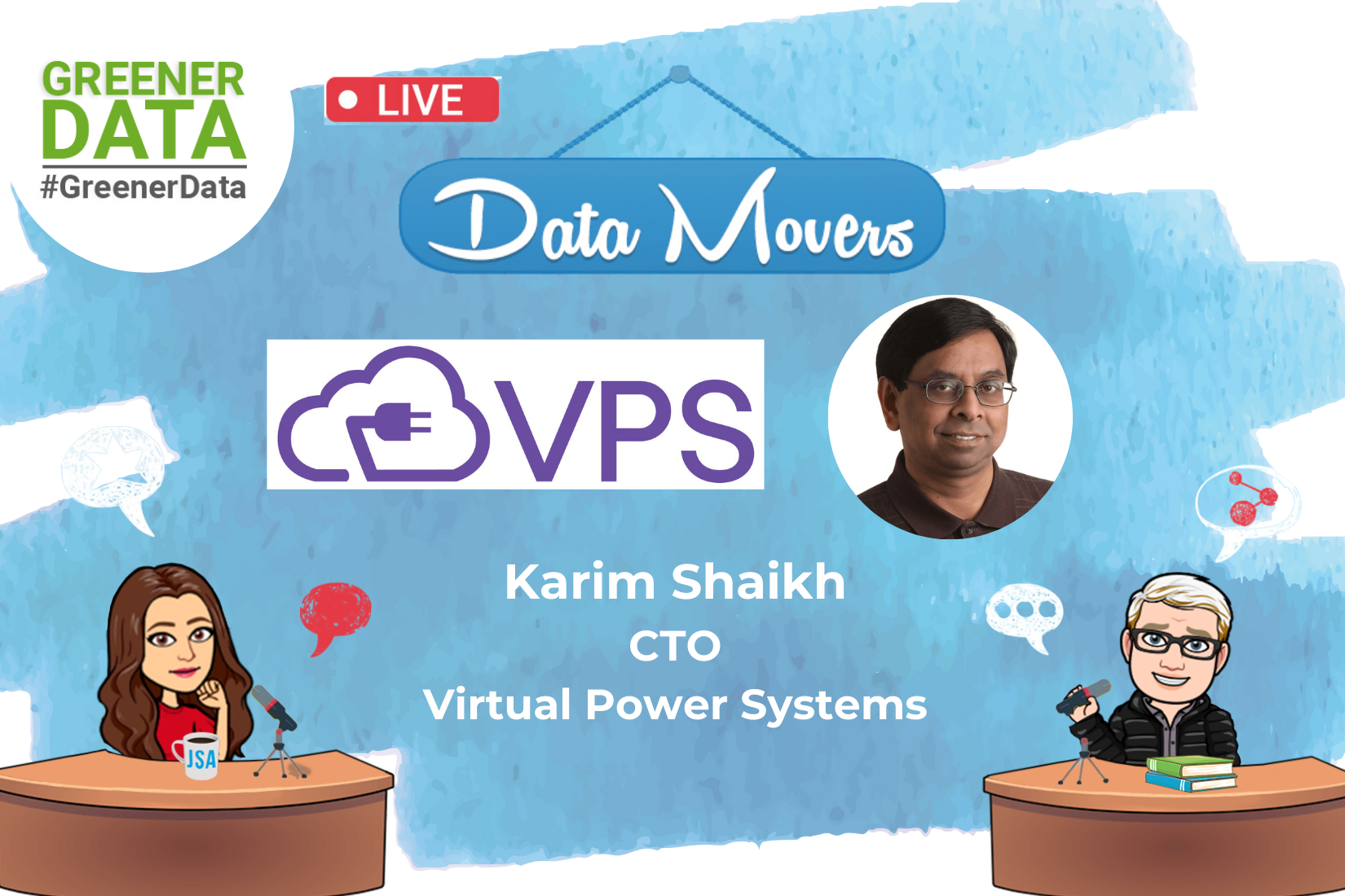 [#GreenerData | Data Movers Podcast] Virtual Power Systems’ Karim Shaikh Talks Maximizing Power Infrastructure
