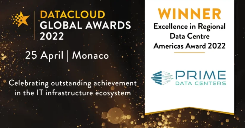 Prime Data Centers Wins Datacloud Global Award