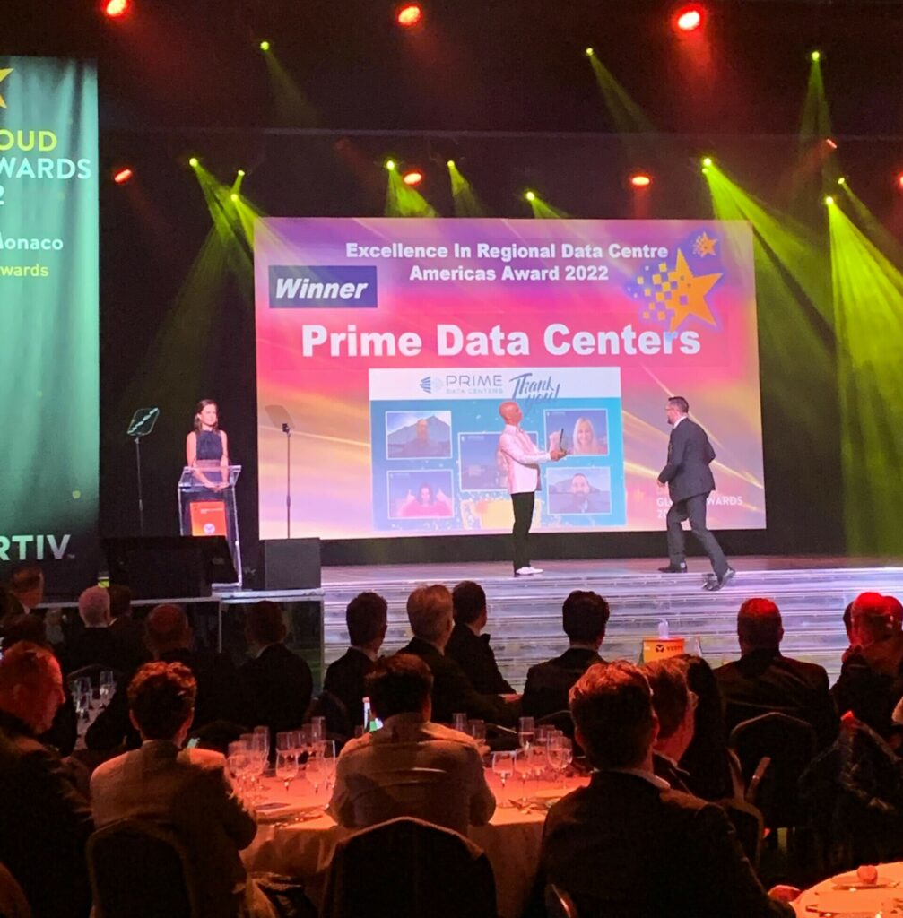 Prime Data Centers Wins Datacloud Global Award Prime at Datacloud