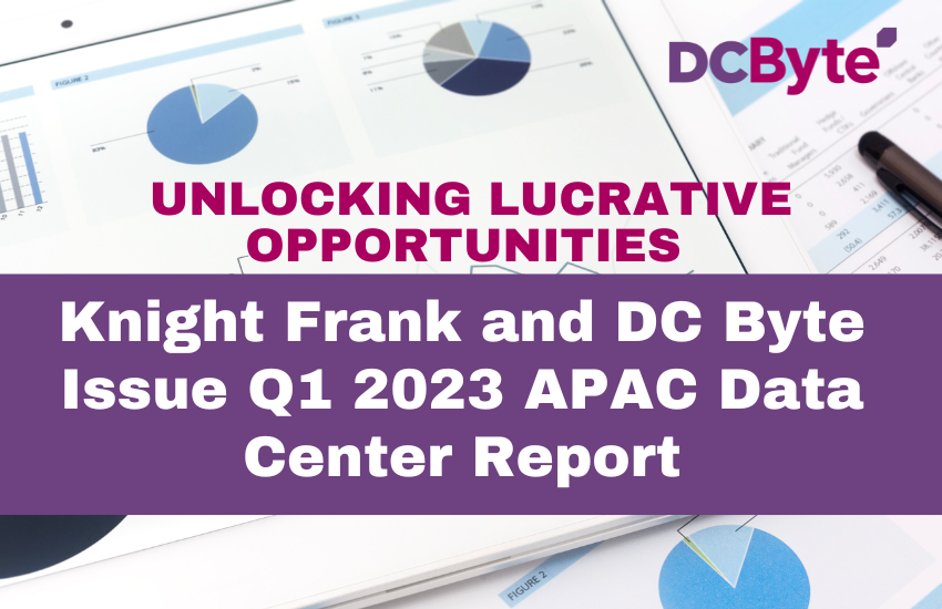 Report with colorful data center market insights
