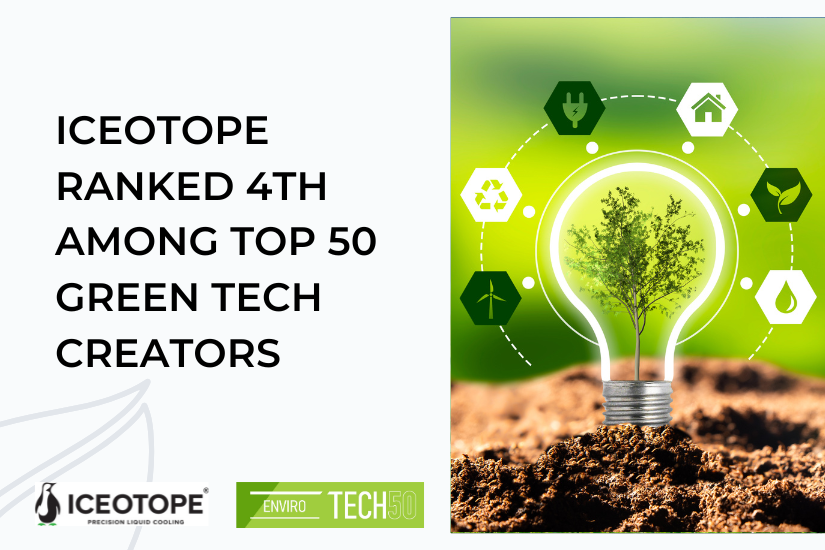 Iceotope Ranked 4th among top 50 green tech creators
