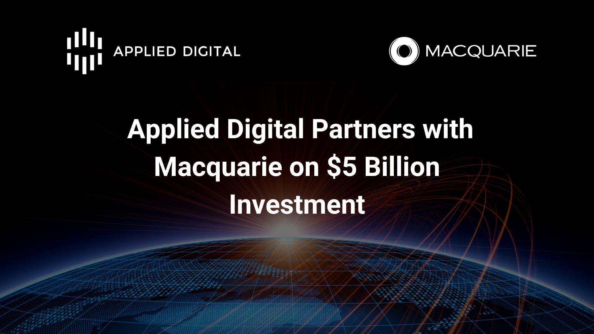 Applied Digital Partners with Macquarie on $5 Billion Investment