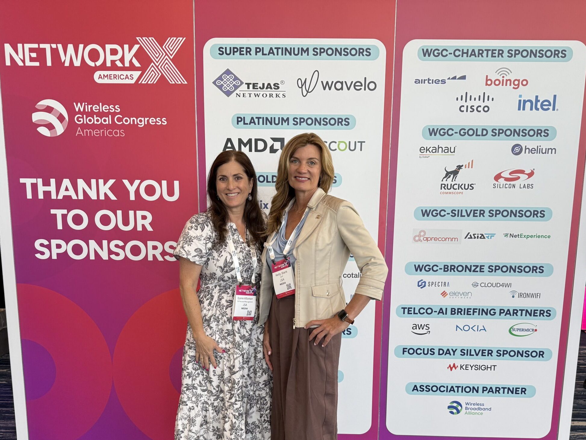 Network X Americas Kelly Stark and Dyanne Williamson