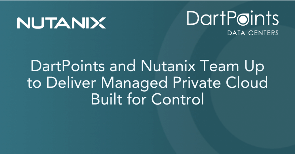 DartPoints has joined the Nutanix Elevate Service Provider Program, securing a high level partner designation.