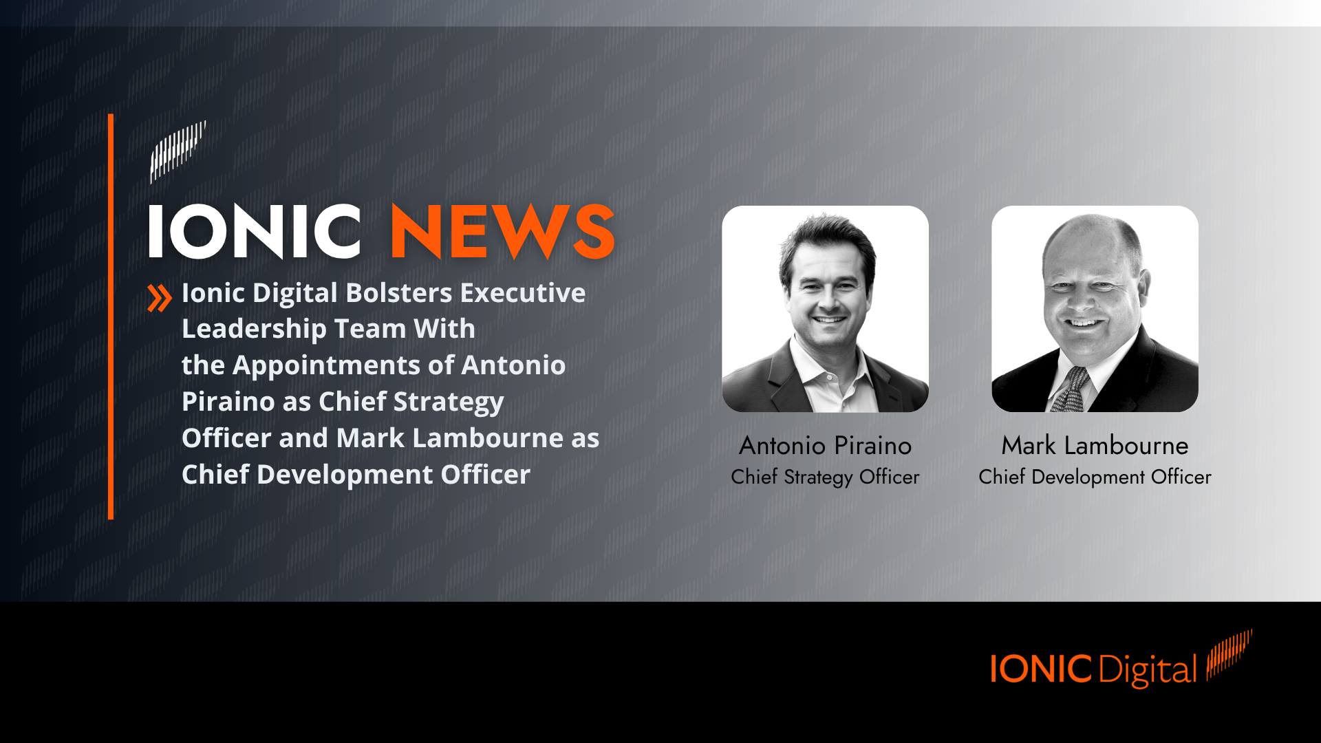 Ionic Digital public-market readiness